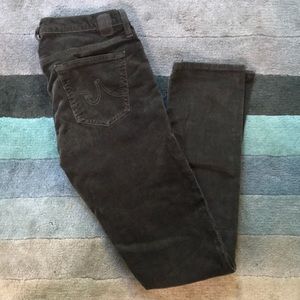 AG Stevie Olive Green Corduroy Pants